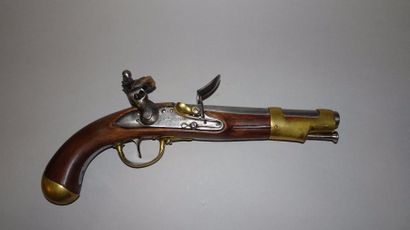 null FRANCE.

Manufacture Nationale de Charleville.

Pistolet à silex. Modèle AN...