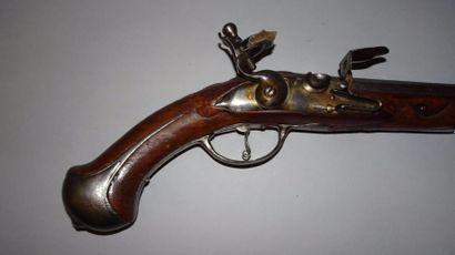 null FRANCE.

Pistolet à silex. Vers 1720-1740.

Canon octogonal, puis rond vers...