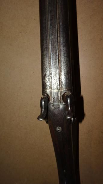 France 

Fusil de chasse double canon. Modèle à percussion. Années 1850-1860.

Canon...
