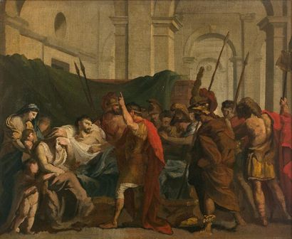 THÉODORE GERICAULT (ROUEN 1791-PARIS 1824) 
La Mort de Germanicus, vers 1811-1812.
Huile...