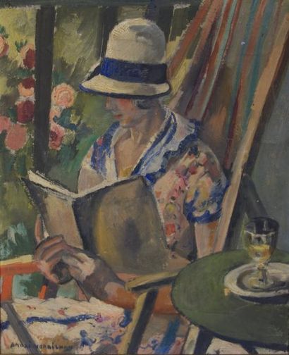 André VERDILHAN (1881-1963) 
André VERDILHAN (1881-1963)


- Femme à la lecture.


Huile...