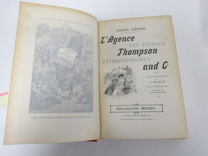 VERNE (Jules) 

- L’agence Thompson and Cie. 

Illustrations par L. Benett. 

Paris,...