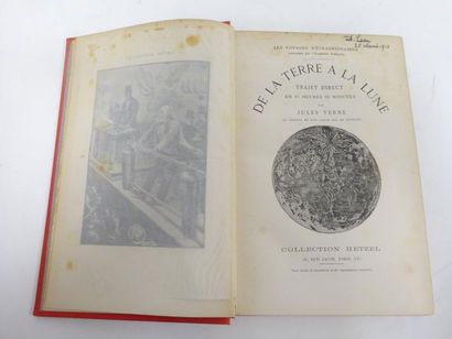 VERNE (Jules) 

- De la terre à la lune. Autour de la lune. 

Paris, Collection Hetzel,...