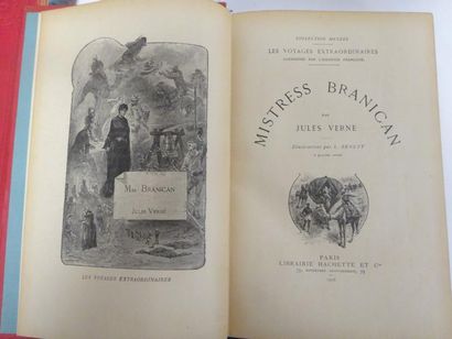 VERNE (Jules) 

- Les Indes noires. Le Chancellor. 

Paris, Collection Hetzel, s.d.,...