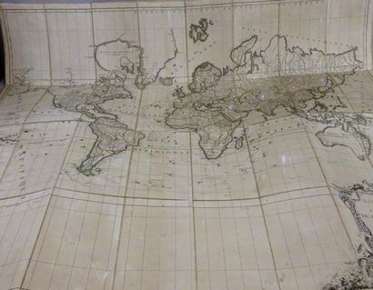 VAUGONDY (Robert de) 

Mappemonde ou carte générale du globe terrestre dessiné suivant...