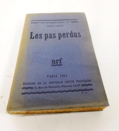 null BRETON (André)

Les Pas Perdus. 

Paris, N.R.F., 1924, 215 PP. ; in-8 br.

ÉDITION...
