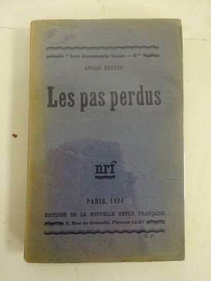 null BRETON (André)

Les Pas Perdus. 

Paris, N.R.F., 1924, 215 PP. ; in-8 br.

ÉDITION...