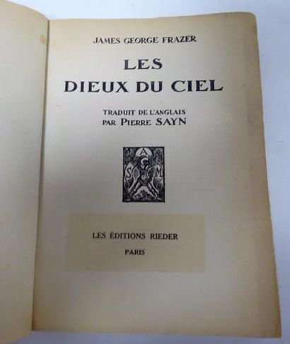 BRETON (André) 

- La Lampe dans l’Horloge. 

Paris, Robert Marin, 1948 ; in-12 br....