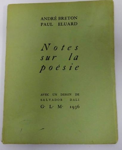 BRETON (André) 

- La Lampe dans l’Horloge. 

Paris, Robert Marin, 1948 ; in-12 br....