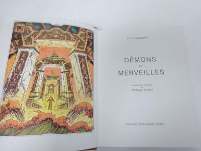 DRUILLET (Philippe) - LOVECRAFT (Howard Phillips) 
Démons et Merveilles.

Éditions...