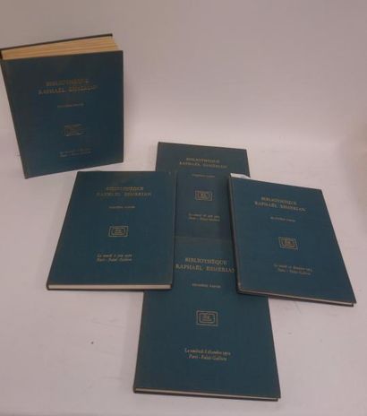 null Catalogue Esmerian. 

Paris, Georges Blaizot et Claude Guérin, 1972-1974. 

Cinq...