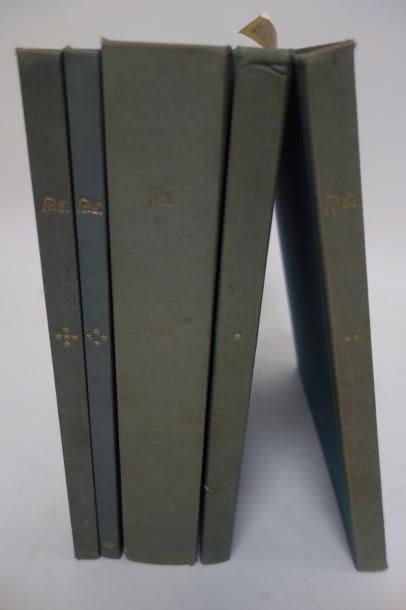 null Catalogue Esmerian. 

Paris, Georges Blaizot et Claude Guérin, 1972-1974. 

Cinq...