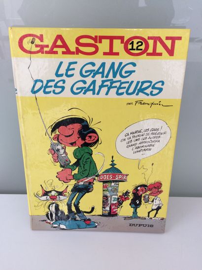 null André FRANQUIN
Gaston Lagaffe n° 12.
Le gang des gaffeurs.
Edition originale...