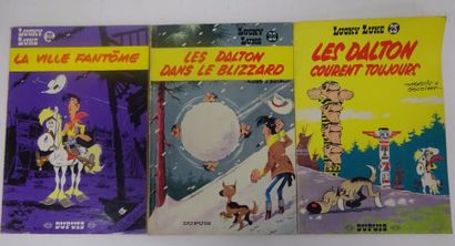 null Morris / Goscinny

Lucky Luke 

Tomes 22, 23 et 25. En éditions originales brochées...