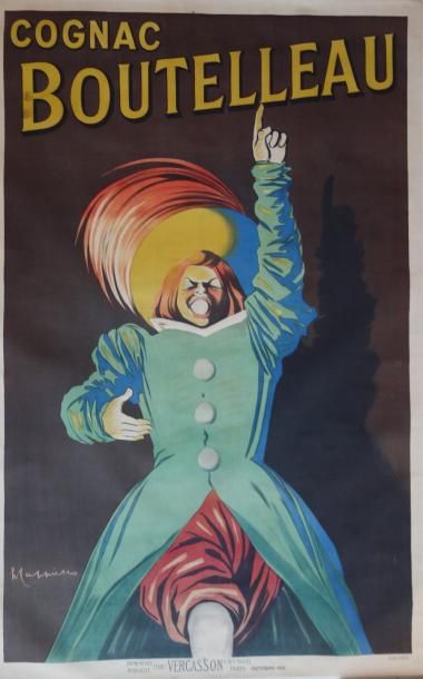 Leonetto CAPPIELLO (1875-1942) - Imprimerie VERCASSON 

"Cognac BOUTELLEAU".

Affiche...