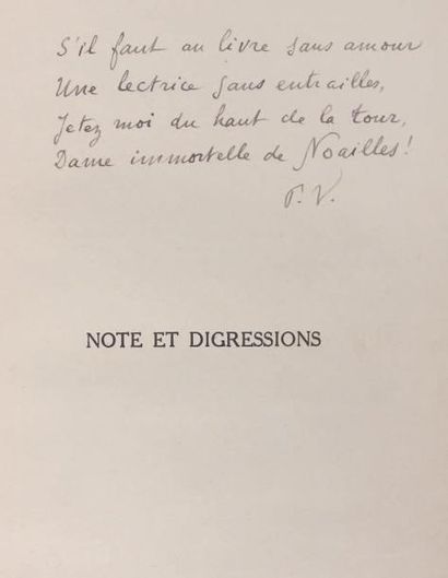 VALÉRY (Paul) Introduction à la méthode de Léonard de Vinci. Paris, N.R.F, 1919;...