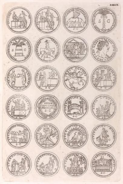 HAVERCAMP (Sigebert) Médailles de grand et moyen bronze du cabinet de la reine Christine......