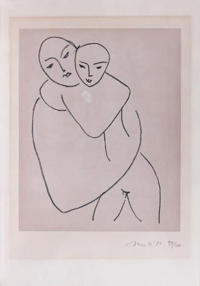Henri MATISSE (1869-1954) Vierge et enfant, 1951. (M.Duthuit - Matisse, C. Duthuit...