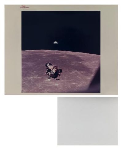 NASA, Apollo 11 

L'ascension du module lunaire, juillet 1969.

Tirage chromogénique...