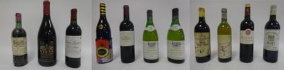 null Lot de 10 bouteilles et 1 magnum de vin : 

- CHATEAU BRANAIRE Saint-Julien....