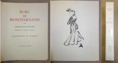 Pierre-Albert MARQUET et Charles-Louis PHILIPPE 

Bubu de Montparnasse. 

[Paris]...