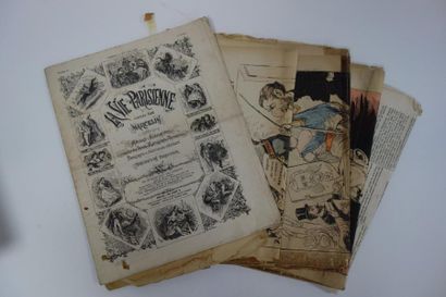 null Lot de journaux comprenant : Le troupier, Don Quichotte, La vie Parisienne,...