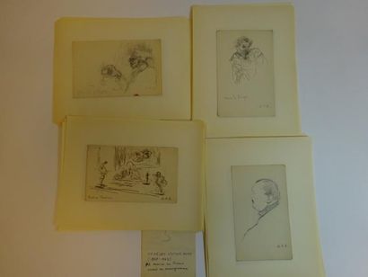 Georges-Victor HUGO (1868-1925) 

Ensemble de soixante-deux dessins montés sur feuillets.

Certains...