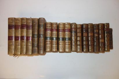 null Lot de volumes des XVIII et XIXème siècles comprenant : 

- BRETONNIER 

Recueil...