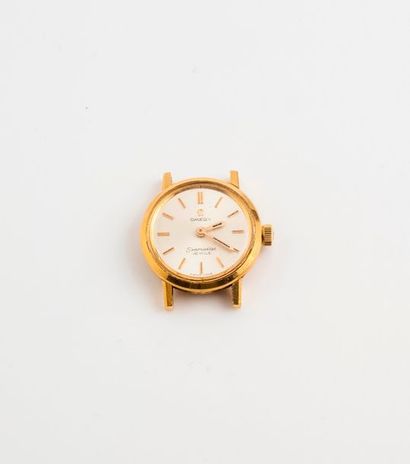 OMEGA, Seamaster de Ville 

Montre bracelet de femme.

Boîtier en or jaune (750).

Cadran...