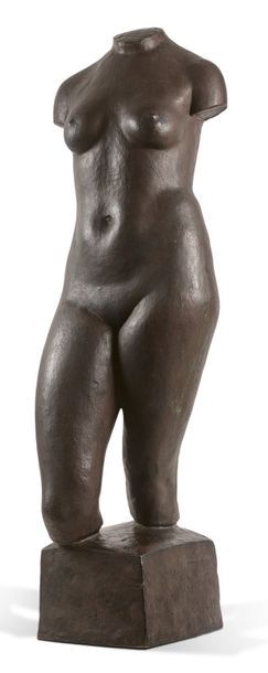 Louis DEJEAN (1872-1953) Nu féminin, circa 1930.
Epreuve d'artiste en bronze à patine...