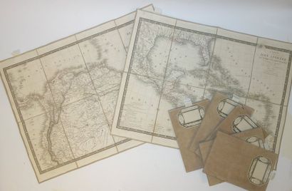 ATLAS DE CHOIX 

Géographie moderne.

Deux emboîtages en forme de livres contenant...
