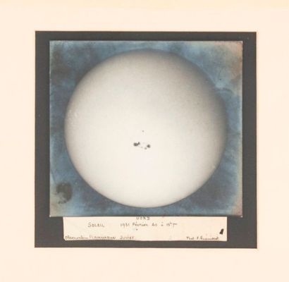 Fernand QUENISSET (1872-1951) 

Etudes astronomiques, observatoire de Jusivy, Soleil....