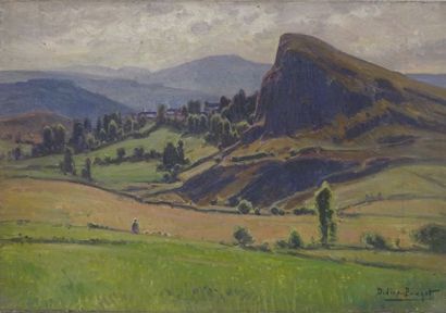 William DIDIER-POUGET (1864-1959) 

Les Monts d'Auvergne. 

Huile sur toile.

Signée...