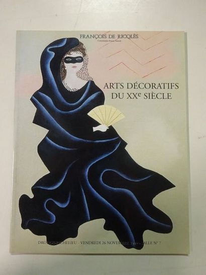DE RICQLES, François 

Arts décoratifs du XXe siècle. 

Drouot Richelieu, 1999. 

Etat...