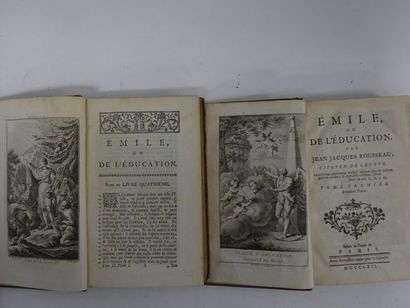 Jean-Jacques Rousseau 

Emile ou de l'Education.

Paris, 1762. 

Deux tomes en deux...