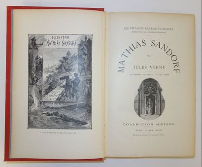 Jules VERNE (1828-1905) 

Mathias SANDORF.

Collection Hetzel, Paris. 

Un volume...