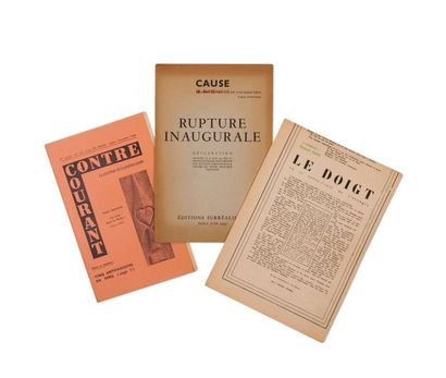 null RUPTURE INAUGURALE.
Paris, Éditions surréalistes, 1947. In-8, broché. Édition...