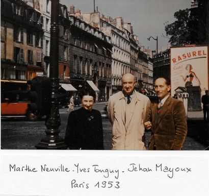Yves TANGUY (1900-1955) 
Composition surréaliste, 1936.
Encre sur papier.
Signée,...
