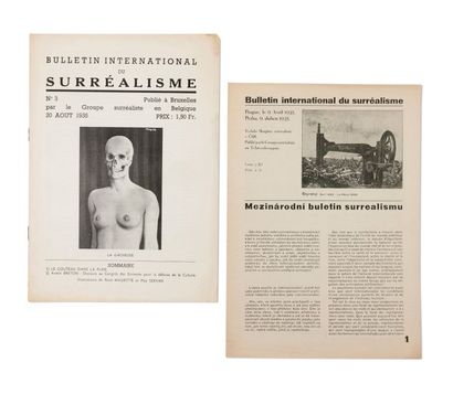 null BULLETIN INTERNATIONAL DU SURRÉALISME N°3.
Bruxelles, 20 Août 1935. In-4, agrafé....