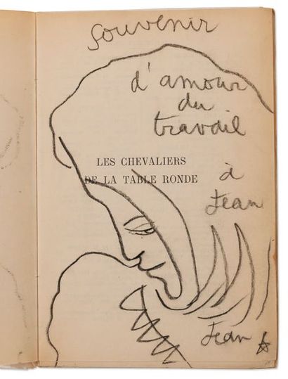 COCTEAU Jean (1889-1963) Les Chevaliers de la table ronde. Pièce en trois actes....