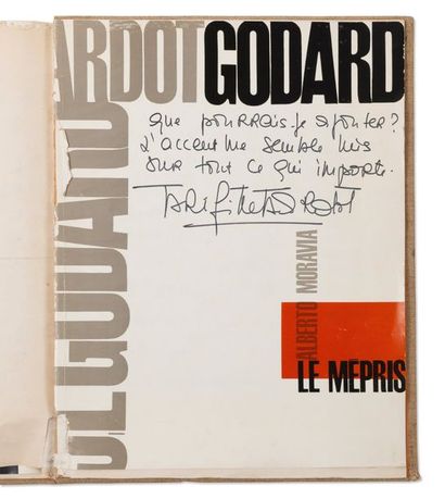 GODARD JEAN-LUC (1930) Le Mépris. Manuscrit autographe et tapuscrit corrigé. Avril-juin...
