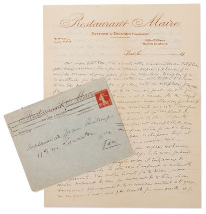 GUITRY Sacha (1885-1957) Correspondance autographe signée à Yvonne Printemps. 50...