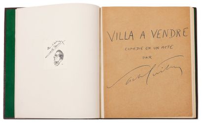 GUITRY Sacha (1885-1957) Villa à vendre. Manuscrit autographe signe [1931]. 43 pages...