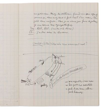 [QUENEAU RAYMOND] (1903-1976) 
Mais n'te promène donc pas toute nue.
Projet d'adaptation...