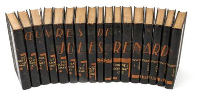 RENARD Jules (1864-1910) OEuvres complètes. Paris. François Bernouard. 1925, 1927....