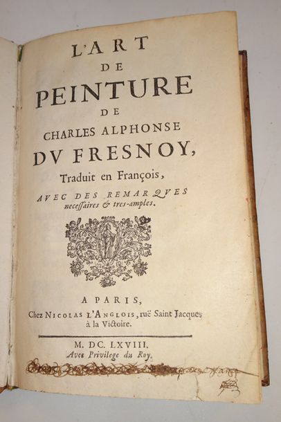 null L'Art de peinture de Charles-Alphonse Du Fresnoy, traduit en françois, avec...