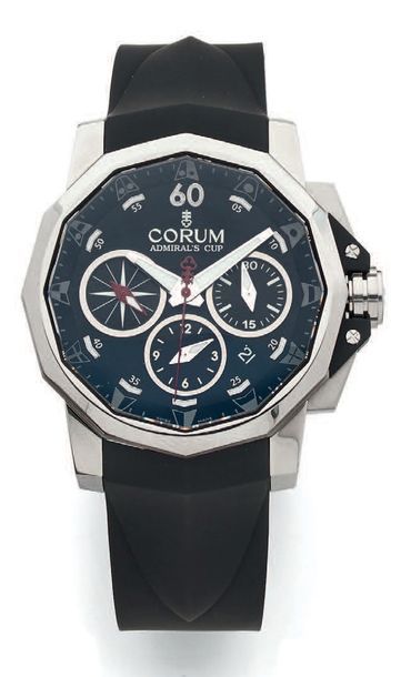 CORUM Admiral's Cup
Montre chronographe bracelet d'homme.
Boîtier dodécagonal en...