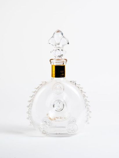 BACCARAT pour Cognac Rémy MARTIN 

Carafe à liqueur en cristal moulé à décor de pastilles...