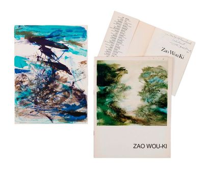 ZAO WOU-KI (1921-2013) 

Composition, 1967. 

Lithographie en couleurs. 

Signée...