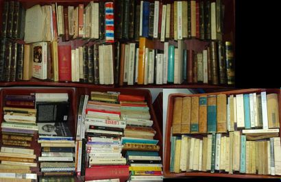 null Six mannettes de livres divers brochés ou reliés de littérature XIXème-XXème...